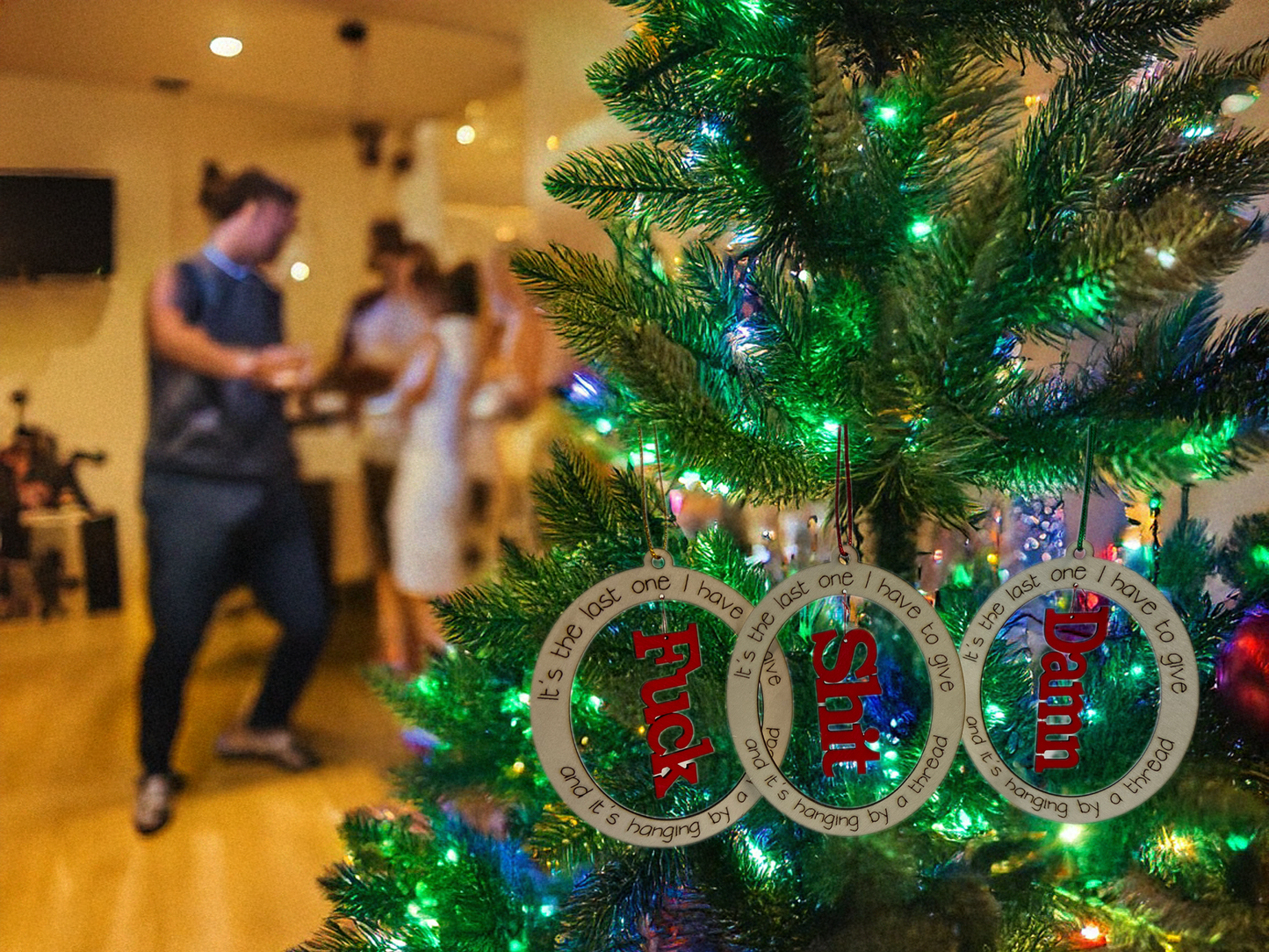 "Hanging by a Thread” Ornament
