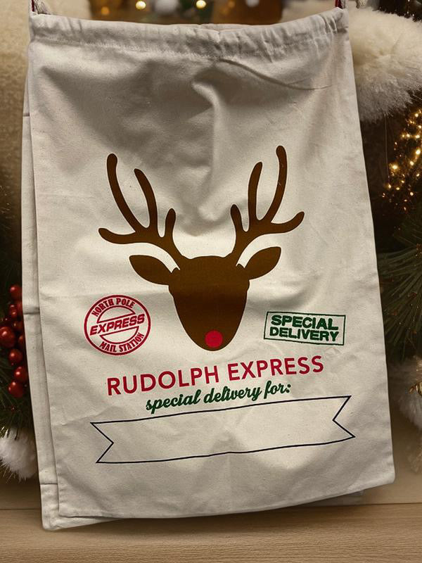 Jumbo Personalized Holiday Sack - Oversized Christmas Gift Bag 🎅🎄