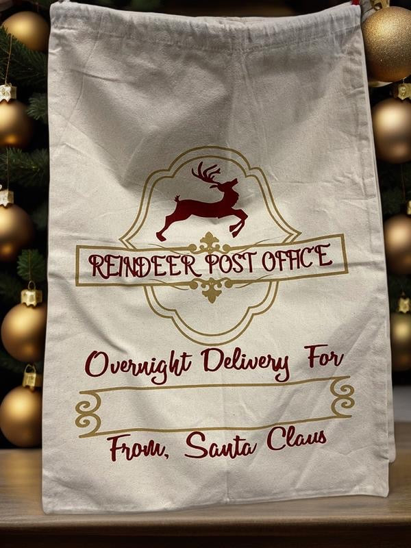 Jumbo Personalized Holiday Sack - Oversized Christmas Gift Bag 🎅🎄