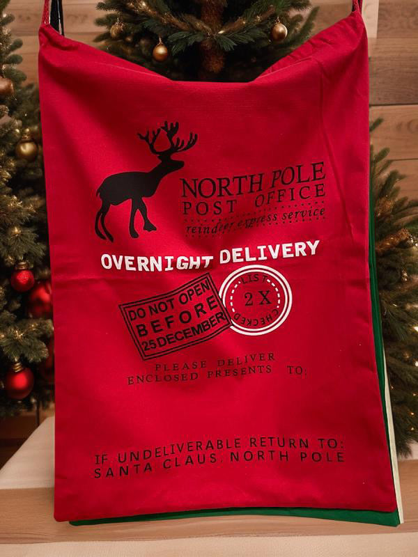 Jumbo Personalized Holiday Sack - Oversized Christmas Gift Bag 🎅🎄